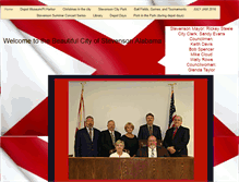 Tablet Screenshot of cityofstevensonalabama.com